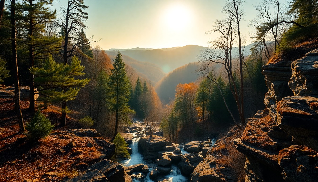 High Shoals Falls Trail: South Mountains, NC